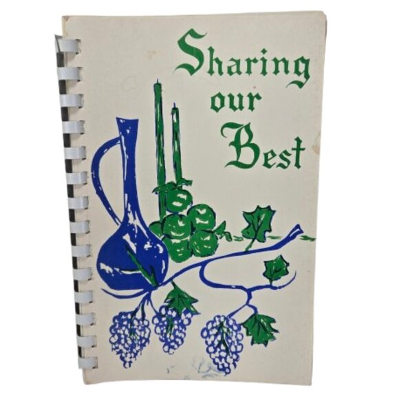 Vintage 1970s Cookbook Foothills United Church Women Cowley Alberta Sharing Best - Picture 16 of 16